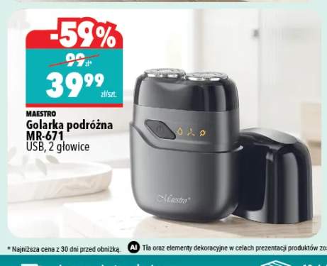 Golarka podróżna Maestro MR-671