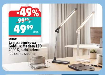 Lampa biurkowa Sanico Goldlux Madera LED