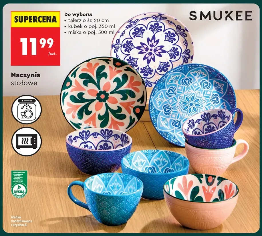 Talerz Smukee 20 cm +2 warianty