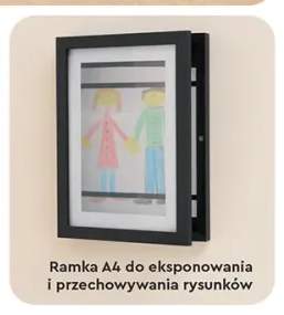 Ramka A4 do eksponowania i przechowywania rysunków Smukee
