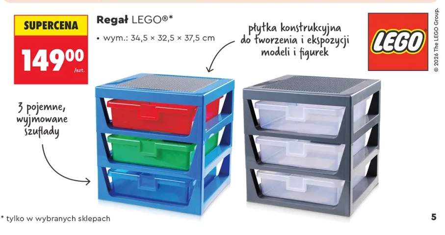 Regał Lego