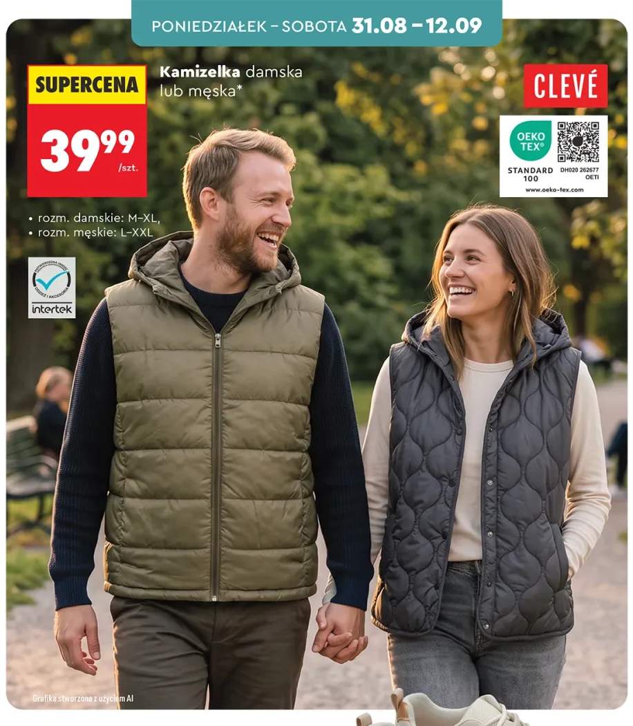 Kamizelka damska Clevé +1 wariant