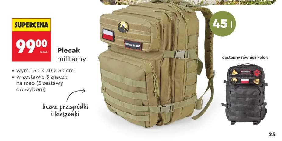 Plecak militarny Wild Trek 45 l