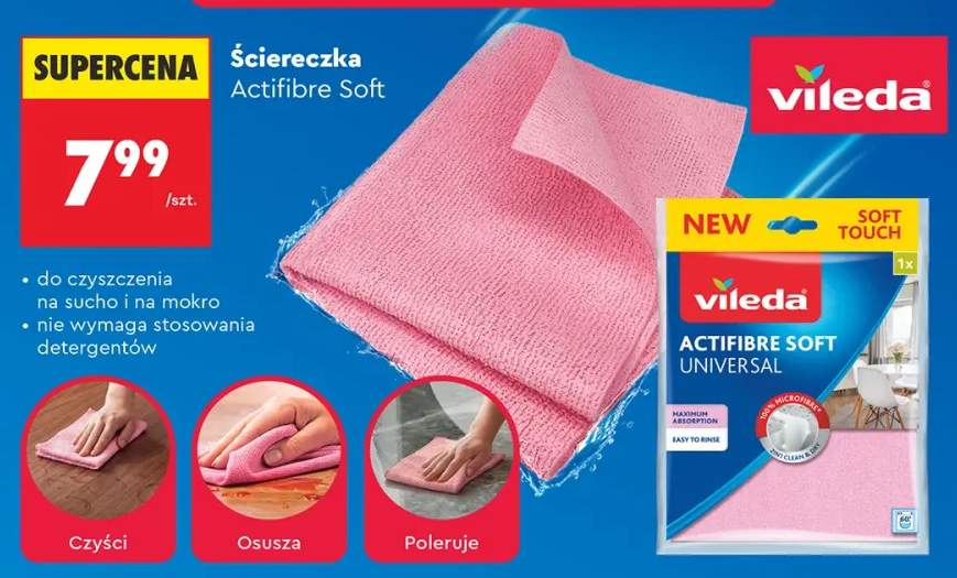 Ściereczka Actifibre Soft Vileda
