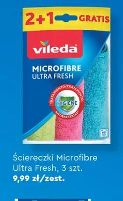 Ściereczki Microfibre Ultra Fresh Vileda 3-pak