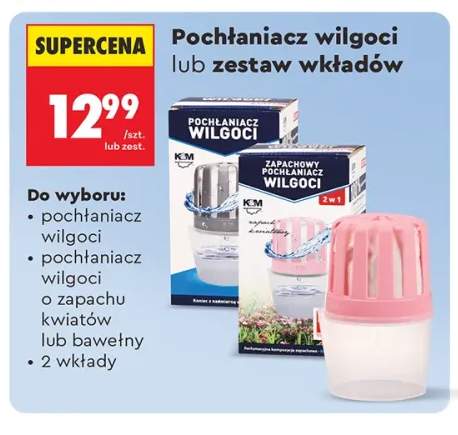 Pochłaniacz wilgoci K & M +3 warianty