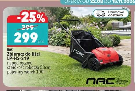 Zbieracz do liści Nac LP-HS-S19