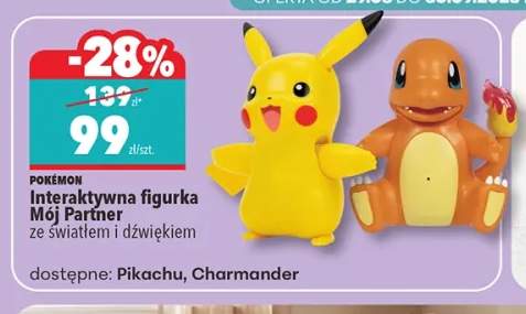 Interaktywna figurka Pokémon Mój Partner Pikachu ze światłem i dźwiękiem +1 wariant