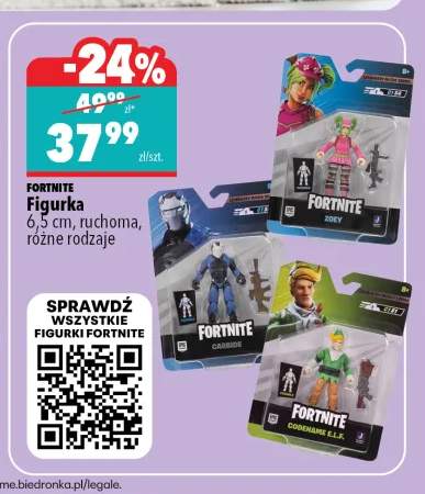 Figurka ruchoma Fortnite Zoey 6,5 cm +2 warianty