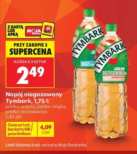 napój niegazowany