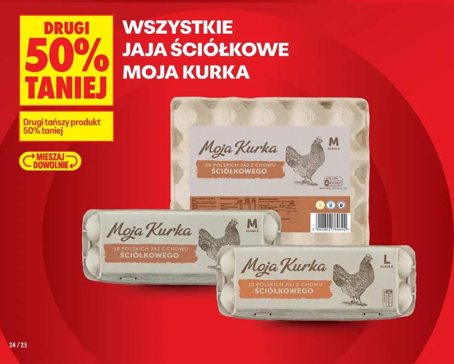 Jaja ściółkowe Moja Kurka +1 wariant