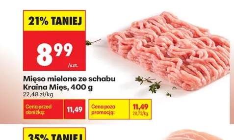 Mięso mielone ze schabu Kraina Mięs