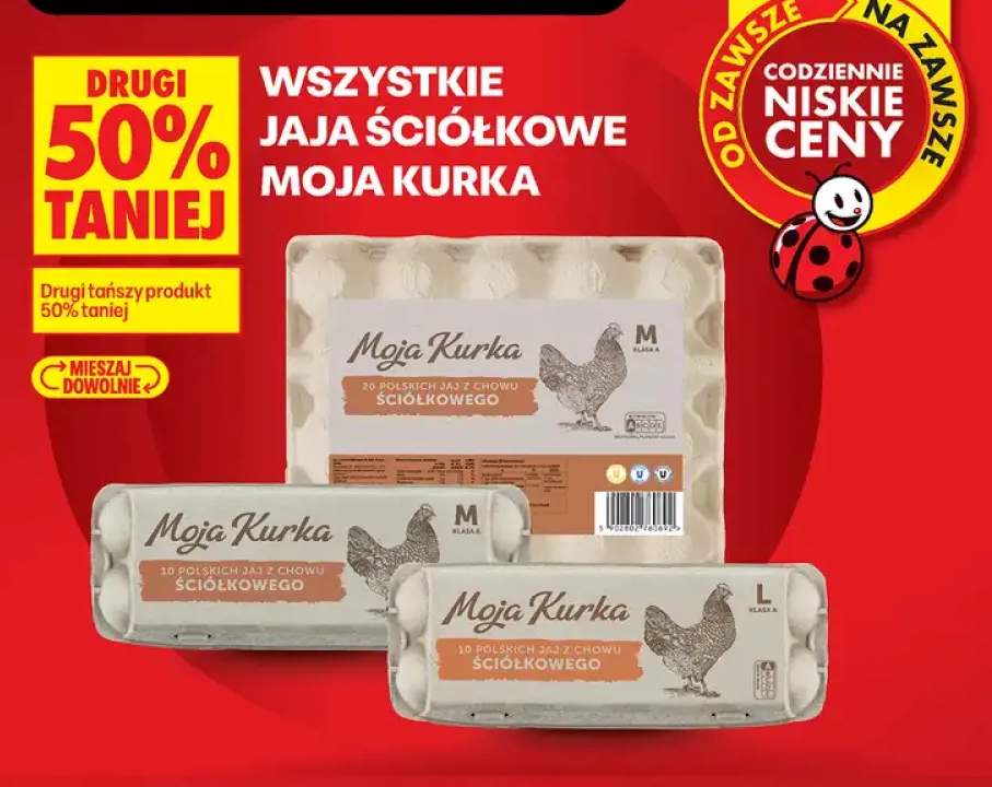 Jaja ściółkowe Moja Kurka +1 wariant