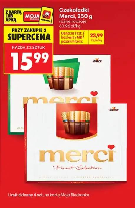 Czekoladki Merci Finest Selection +1 wariant