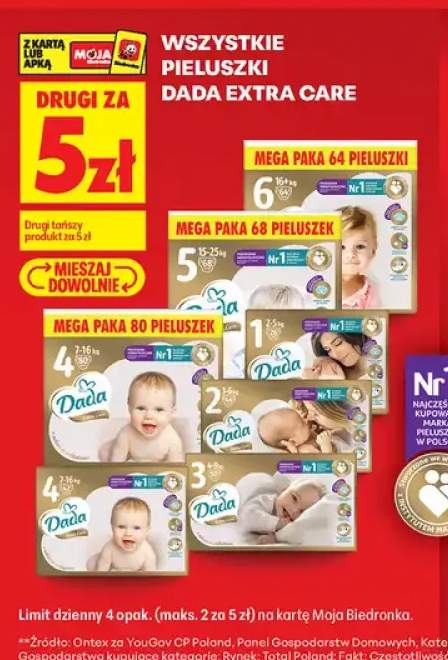 Pieluszki Dada Extra Care
