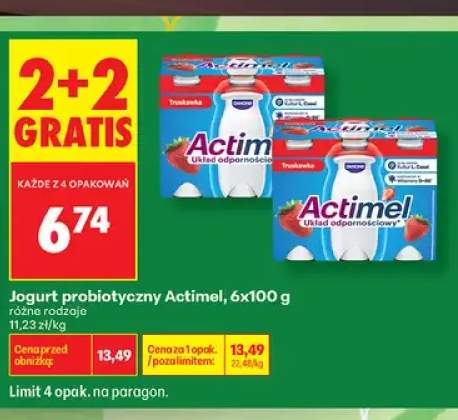 Jogurt probiotyczny Danone Actimel 6-pak 100 g