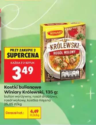 Kostki bulionowe Winiary Królewski rosół wołowy +3 warianty