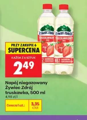 Napój niegazowany Żywiec Zdrój truskawka