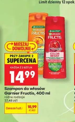 Szampon do włosów Garnier Fructis Goodbye Damage +1 wariant