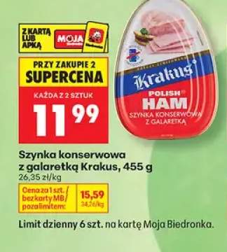 Szynka konserwowa z galaretką Krakus