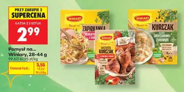 Pomysł na... Zapiekanka makaronowa z szynką Winiary +2 warianty