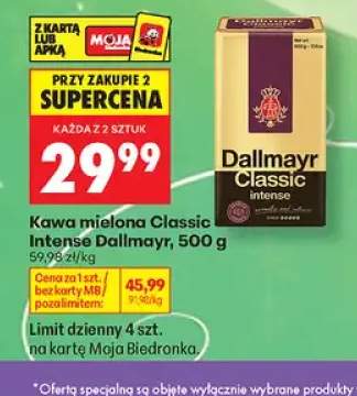 Kawa mielona Classic Intense Dallmayr