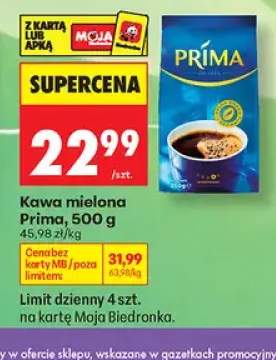 Kawa mielona Prima
