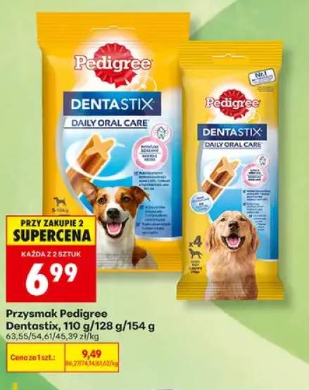 Przysmak Pedigree Dentastix 5-10 kg +2 warianty