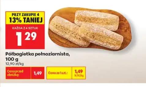 Półbagietka pełnoziarnista