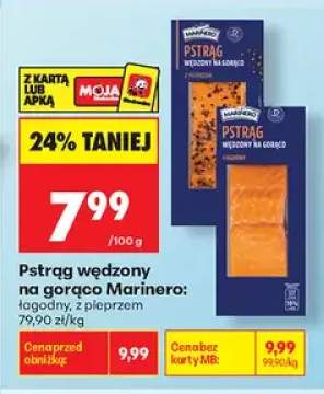 Pstrąg wędzony na gorąco łagodny Marinero +1 wariant