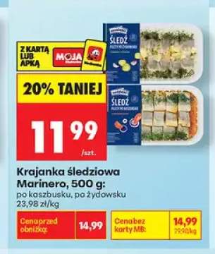 Krajanka śledziowa po żydowsku Marinero +1 wariant