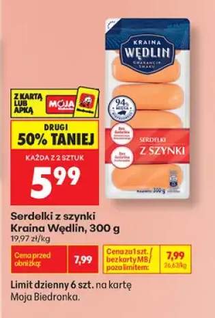 Serdelki z szynki Kraina Wędlin