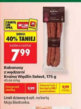 Kabanosy z wędzarni Kraina Wędlin Select