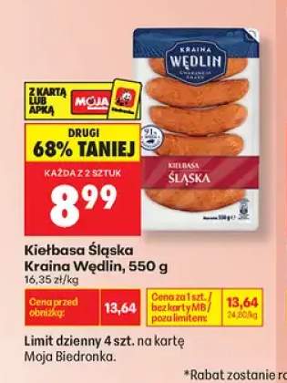 Kiełbasa śląska Kraina Wędlin