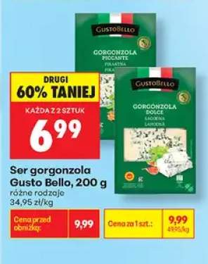 Ser gorgonzola piccante Gusto Bello +1 wariant