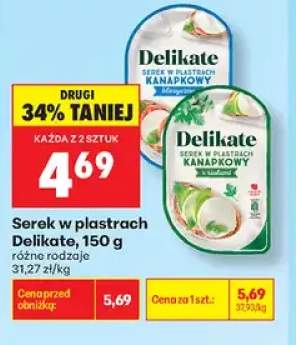 Serek w plastrach z ziołami Delikate +1 wariant