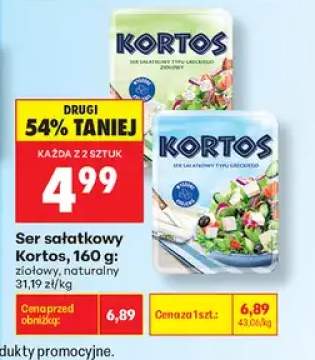 Ser sałatkowy Kortos ziołowy +1 wariant