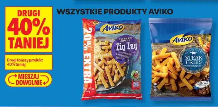 Frytki Zig Zag Aviko +2 warianty