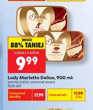 Lody Marletto Delice caramel sauce +1 wariant