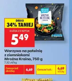 Warzywa na patelnię z ziemniakami Mroźna Kraina
