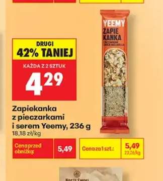 Zapiekanka z pieczarkami i serem Yeemy