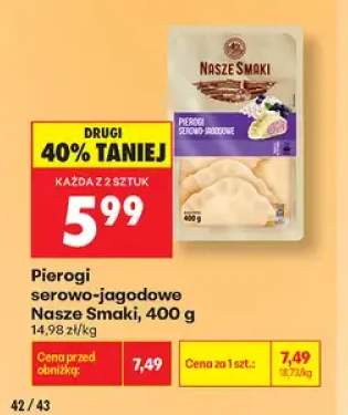 Pierogi serowo-jagodowe Nasze Smaki