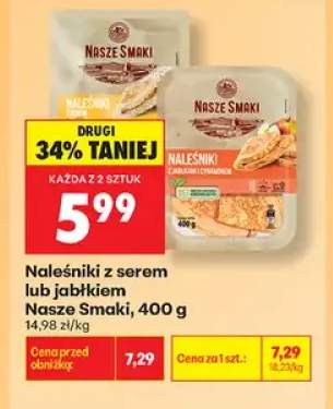 Naleśniki z serem Nasze Smaki +1 wariant