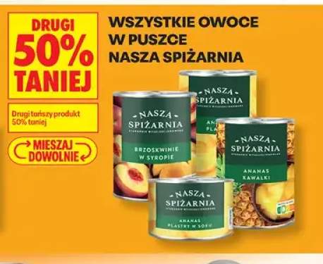 Ananas w puszce plastry w soku Nasza Spiżarnia +3 warianty