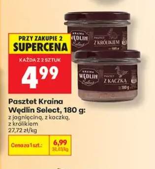 Pasztet z kaczką Kraina Wędlin Select +2 warianty
