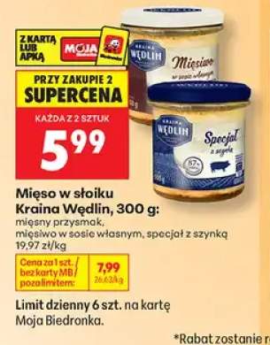 Mięsiwo w sosie własnym Kraina Wędlin +2 warianty