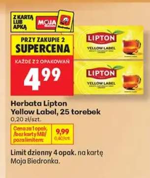 Herbata Lipton Yellow Label