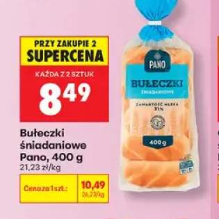 Bułeczki śniadaniowe Pano