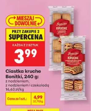 Ciastka kruche z nadzieniem Bonitki +1 wariant