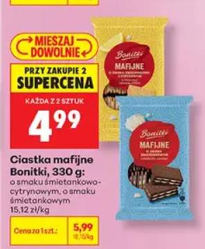 Ciastka mafijne o smaku śmietankowym Bonitki +1 wariant
